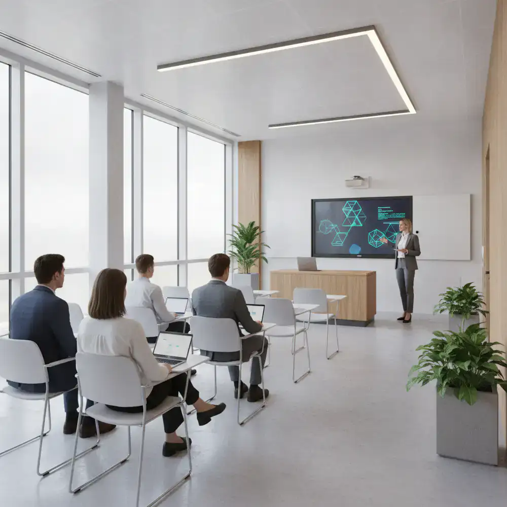 Salle de classe moderne à Exilfarn